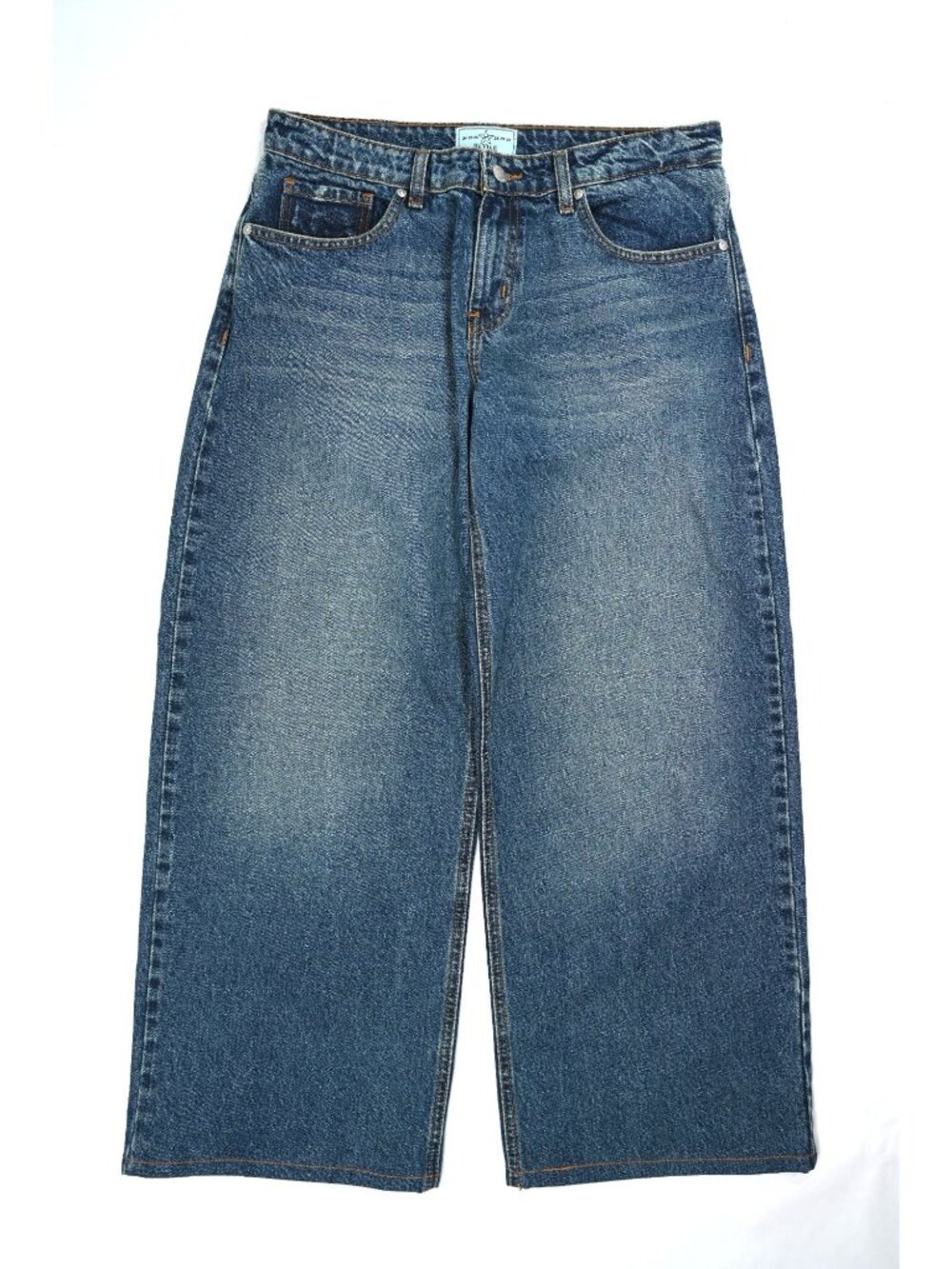 Revice Wide Leg Jeans in Blue